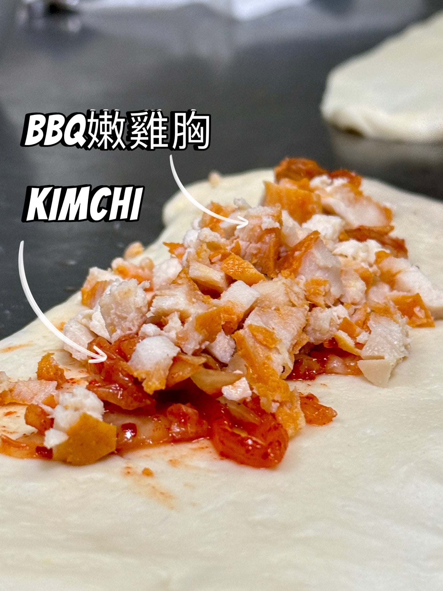 NEW🌟韓式泡菜BBQ嫩雞胸 Kimchi & BBQ Chicken Breast Bagel