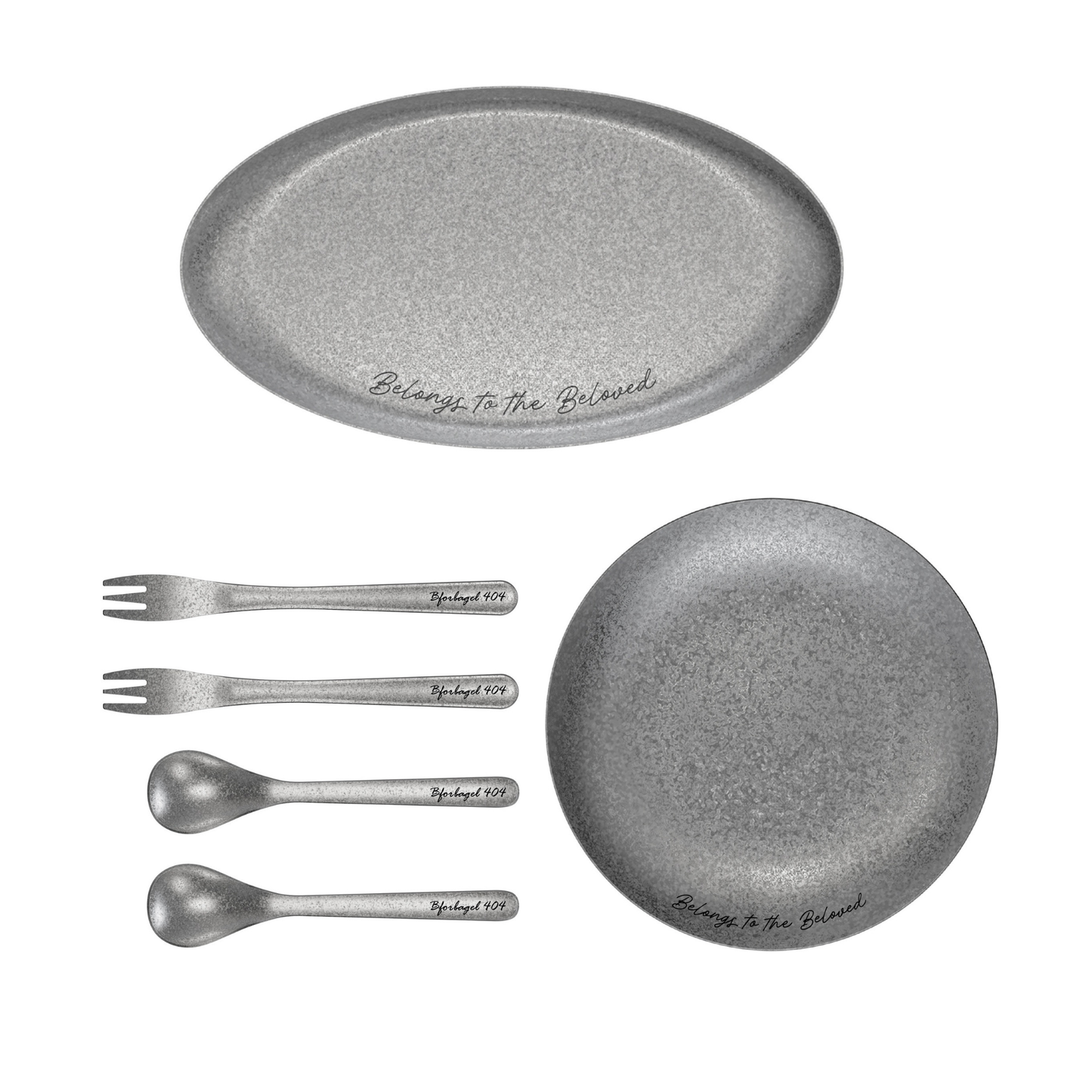 「Belongs to the Beloved」不銹鋼食器套裝 Stainless Steel Tableware Set